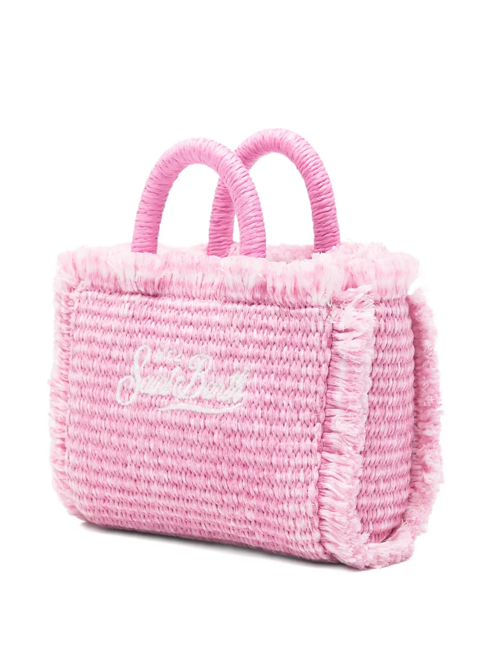 MC2 Saint Barth Shopper met franje Roze