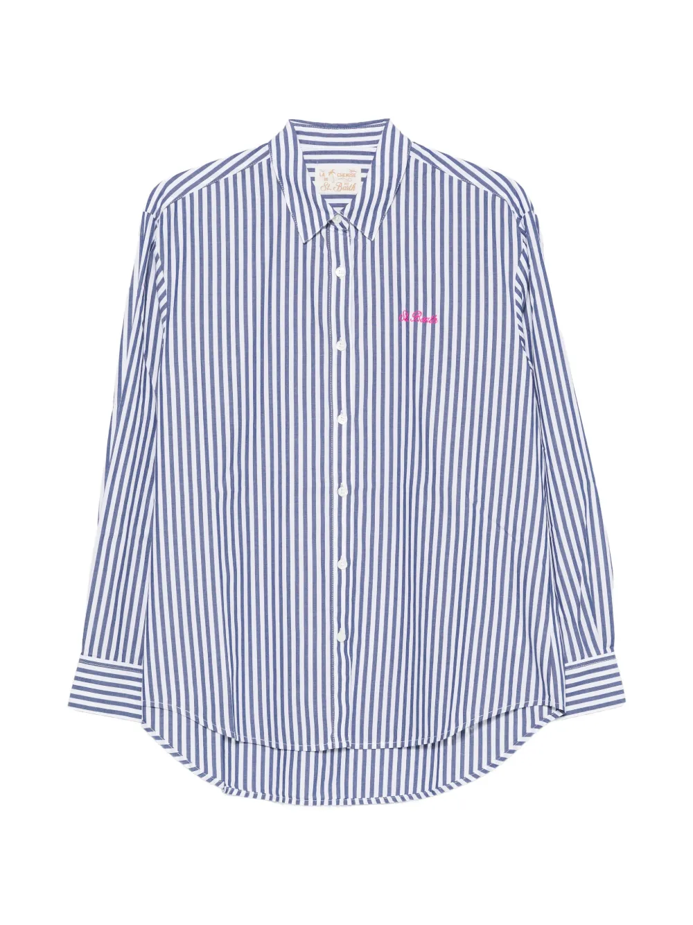 MC2 Saint Barth Brigitte gestreept shirt Blauw