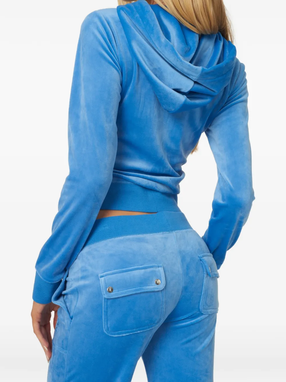 Juicy Couture Robertson hoodie met textuur Blauw