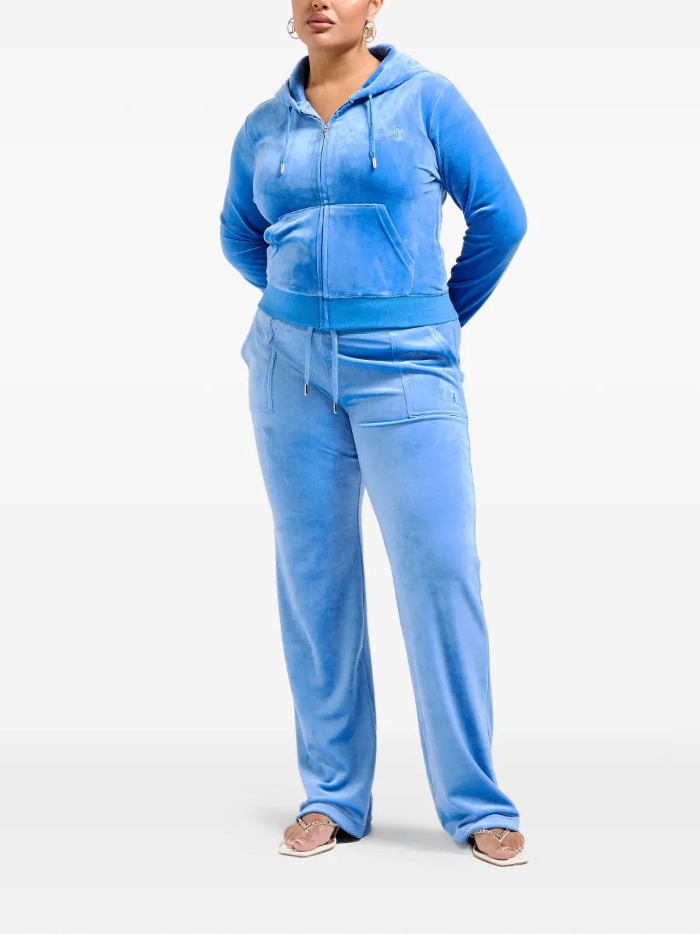 Juicy Couture Robertson hoodie met textuur Blauw