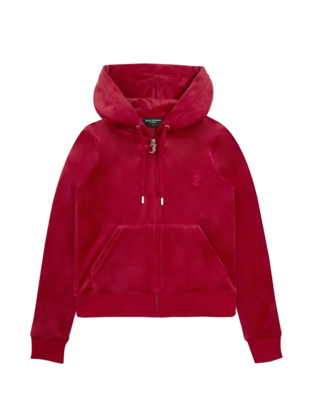 Juicy Couture Felpa Robertson in velluto con cappuccio - Rosso
