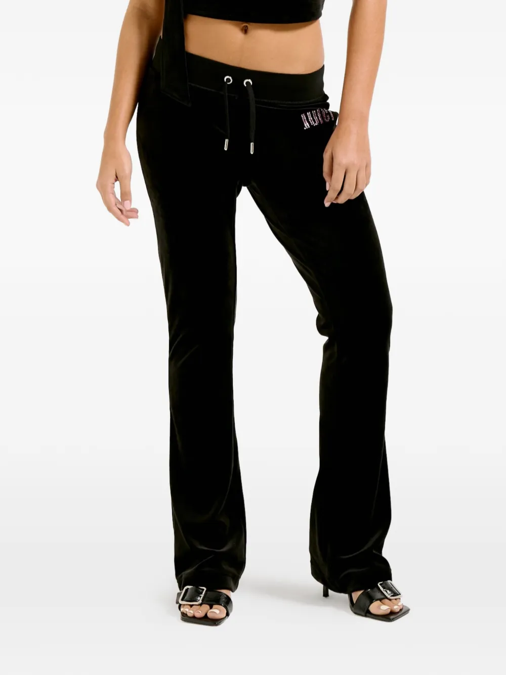 Juicy Couture Pantaloni sportivi Diamanté Impact - Nero