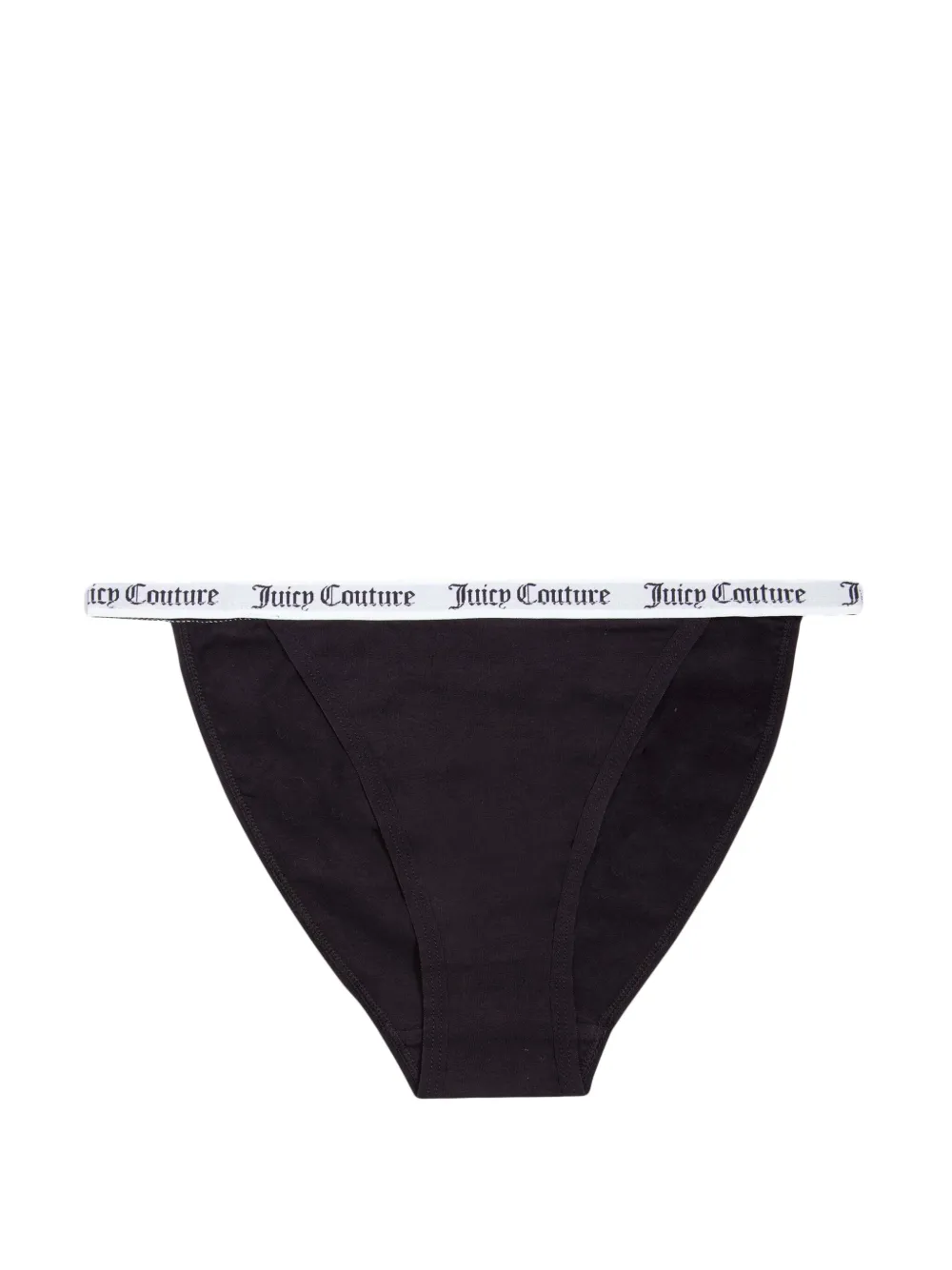 Juicy Couture Slip con banda logata - Nero