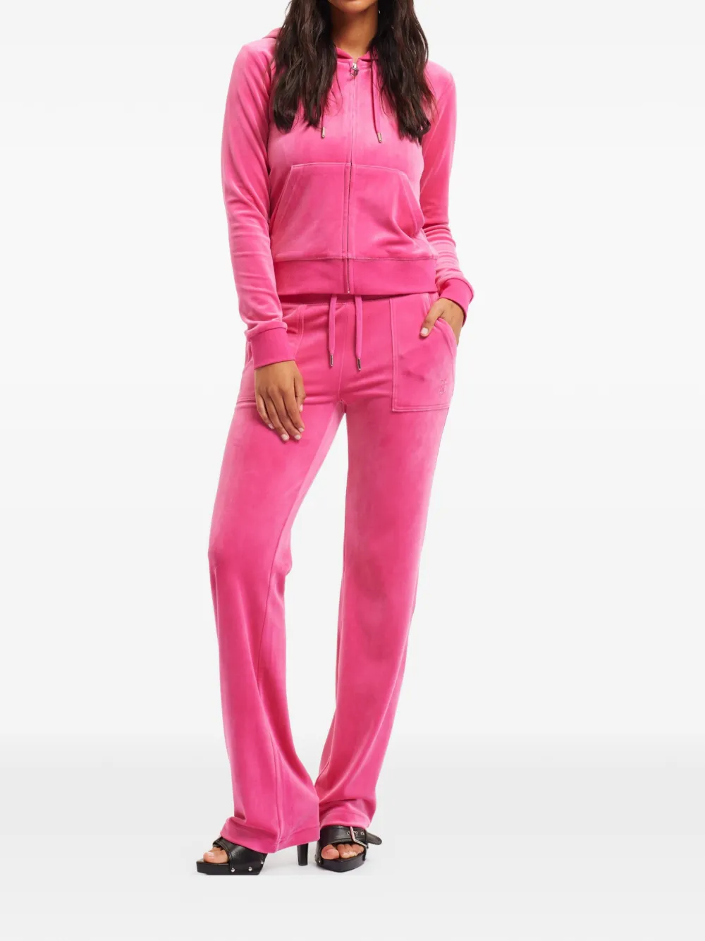 Juicy Couture Del Ray fluwelen trainingsbroek Roze