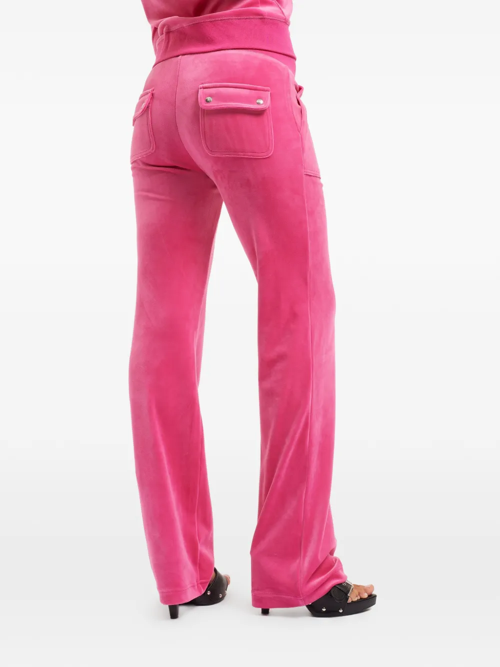 Juicy Couture Del Ray fluwelen trainingsbroek Roze