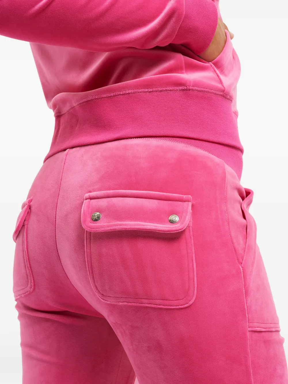 Juicy Couture Del Ray fluwelen trainingsbroek Roze
