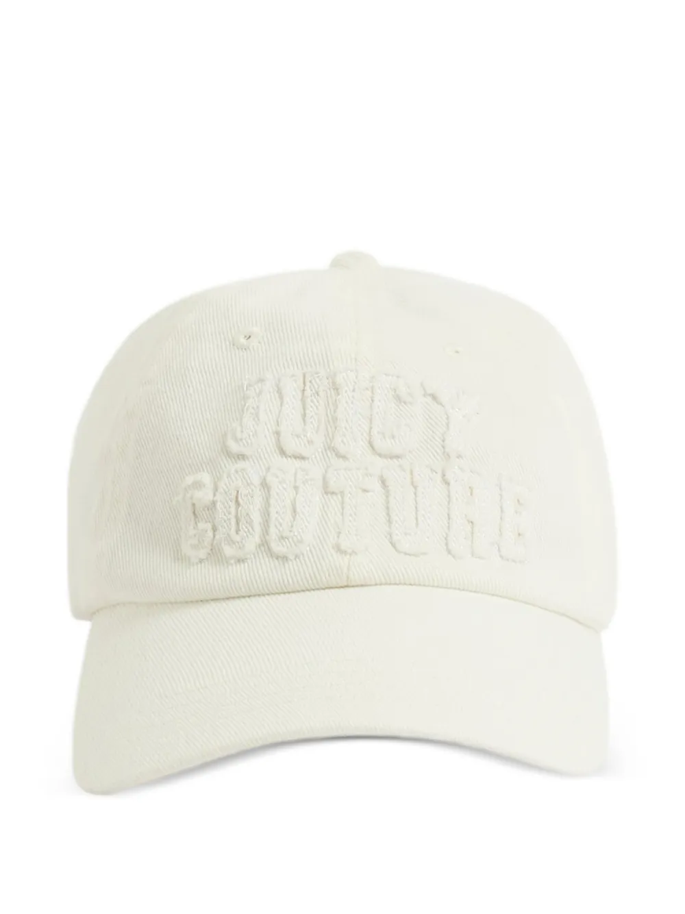 Juicy Couture Cappello da baseball denim con logo - Toni neutri