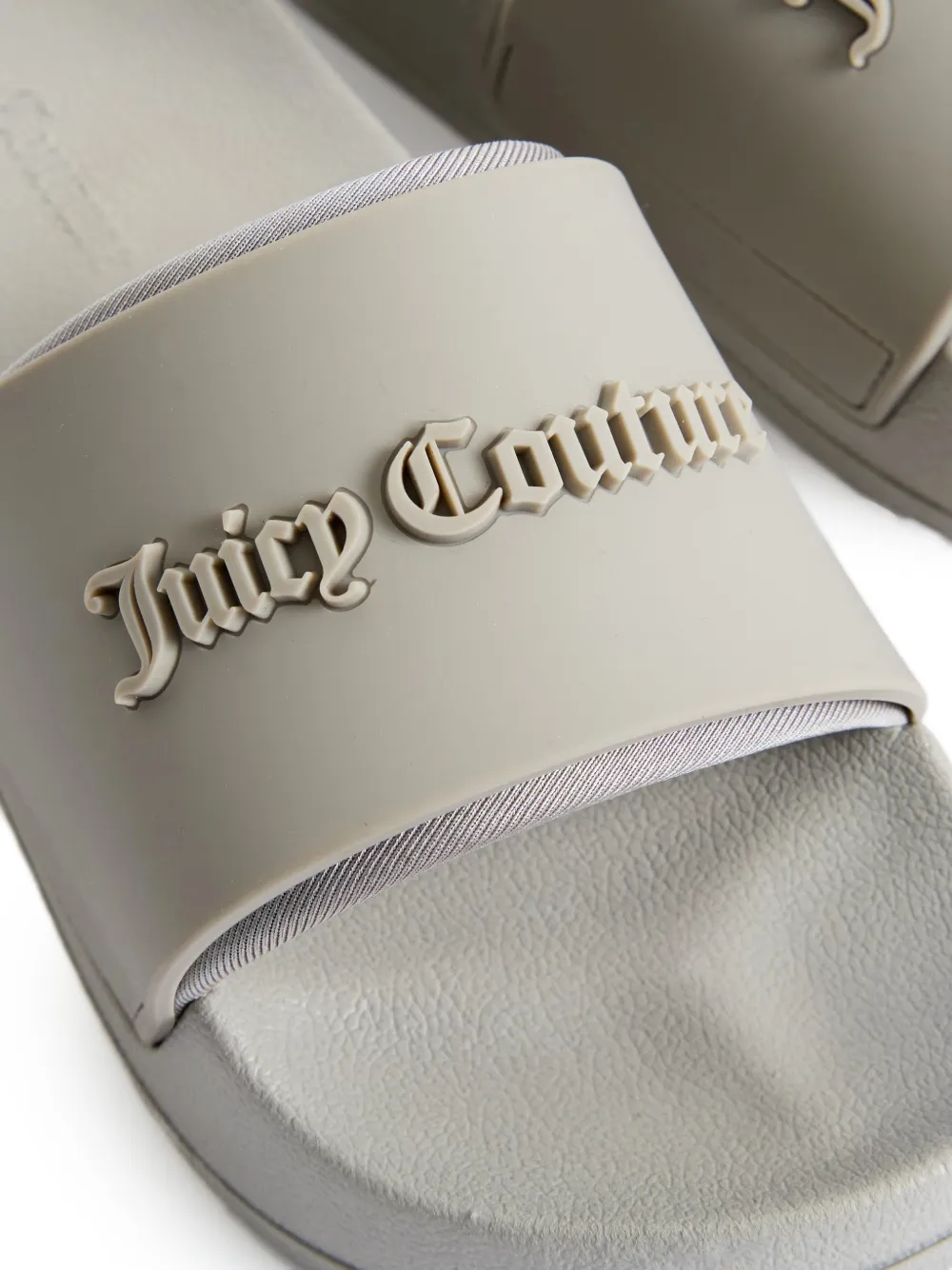 Juicy Couture Slippers met logo-reliëf Beige