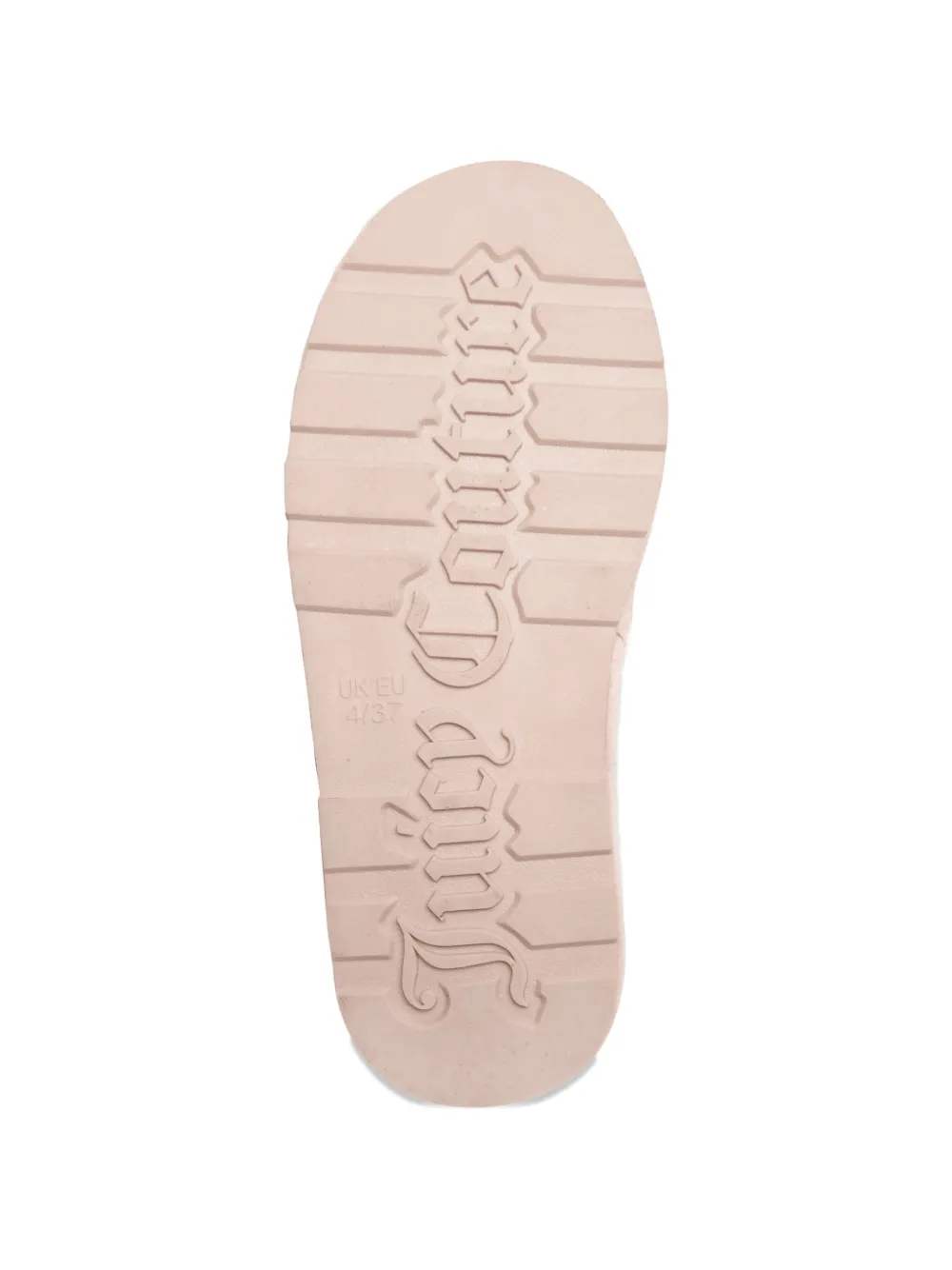 Juicy Couture Heritage Crown fluwelen slippers Roze