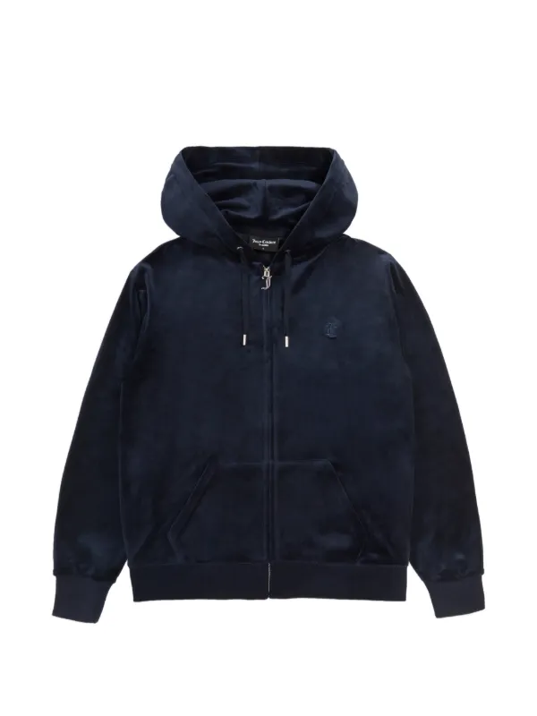 Juicy Couture オーバーサイズ ベロアパーカー | ブルー | FARFETCH JP