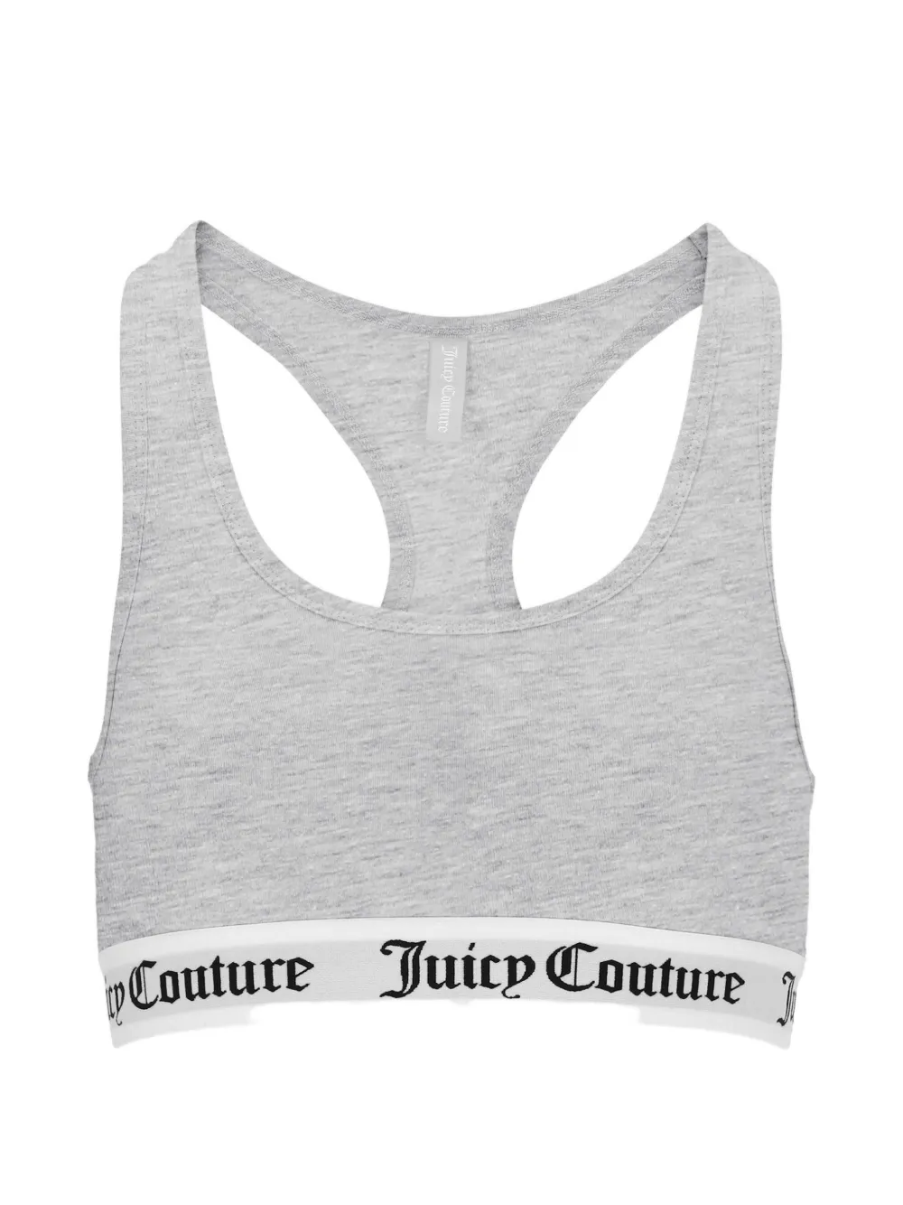 Juicy Couture Reggiseno con banda logo - Grigio
