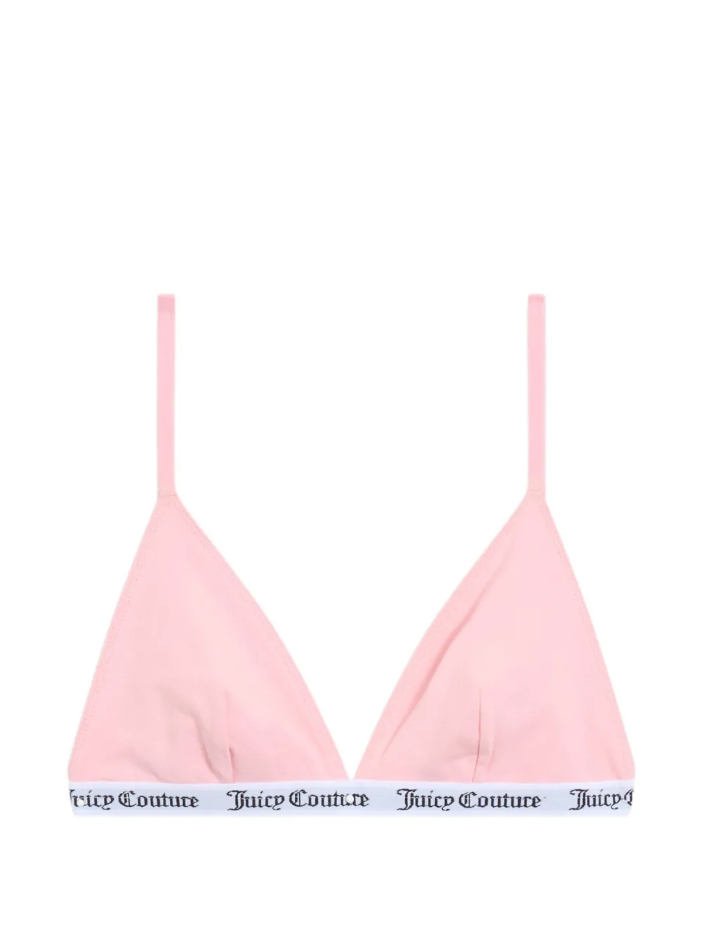 Juicy Couture Reggiseno a triangolo con logo - Rosa