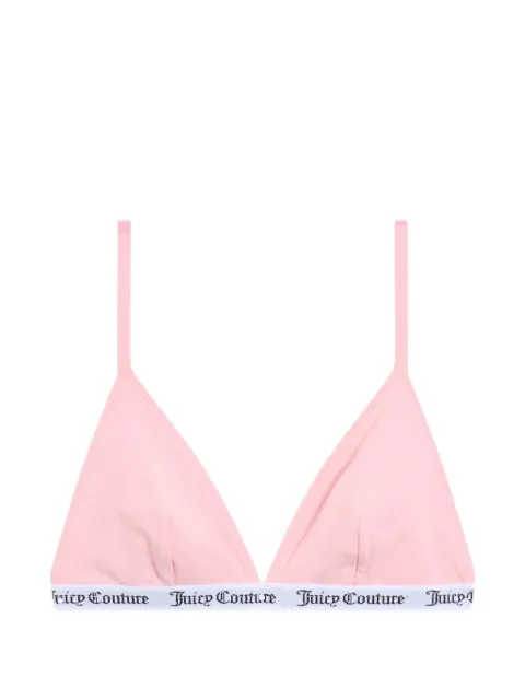 Juicy Couture trekants-bh med logobånd