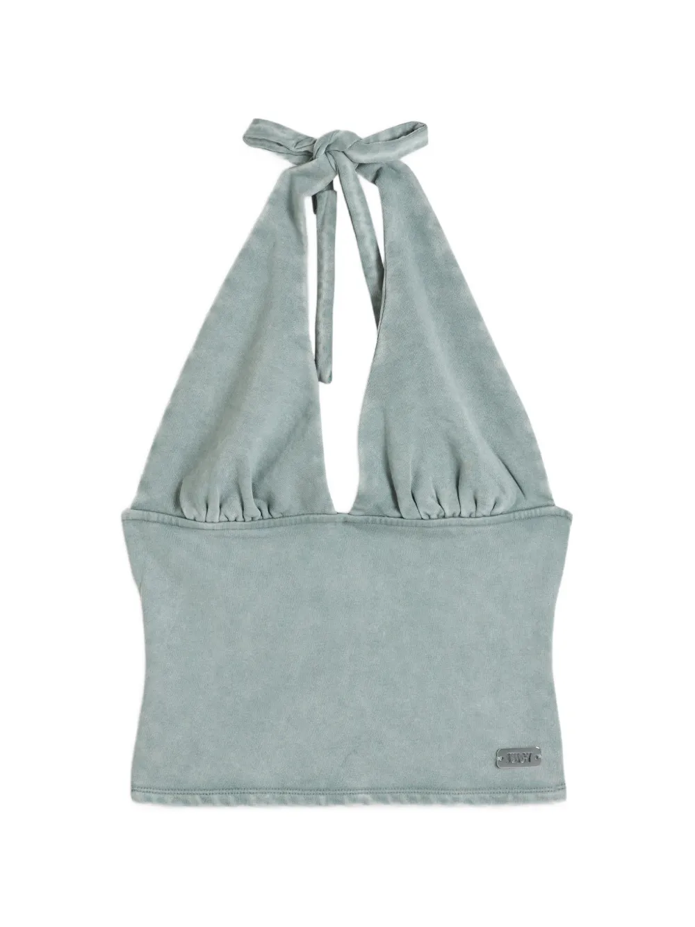 Juicy Couture Top con scollo all'americana - Verde