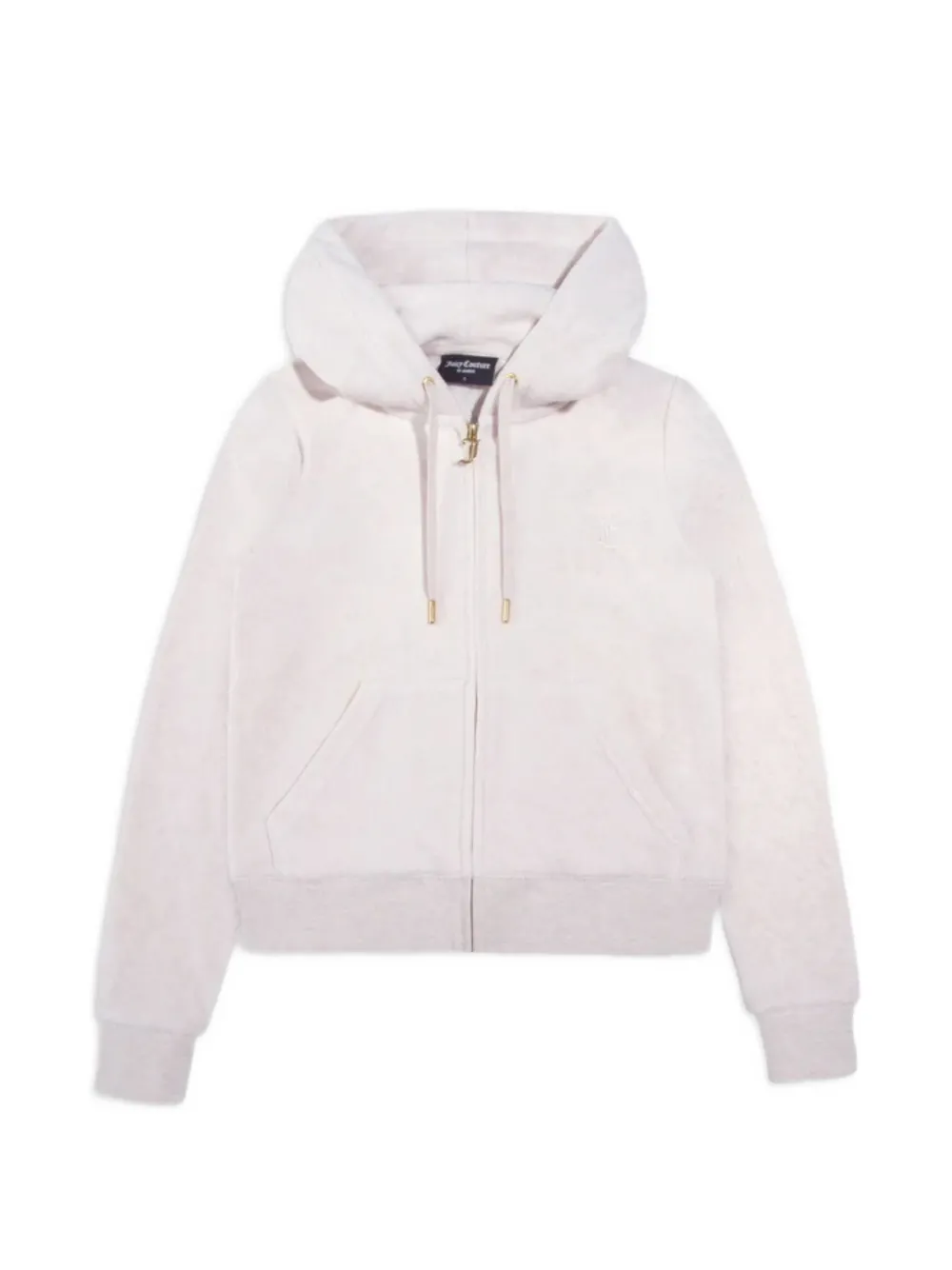 Juicy Couture Felpa Robertson in velluto con cappuccio - Toni neutri