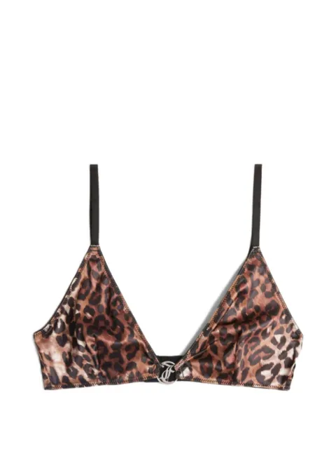 Juicy Couture trekants-bh med leopardtryk