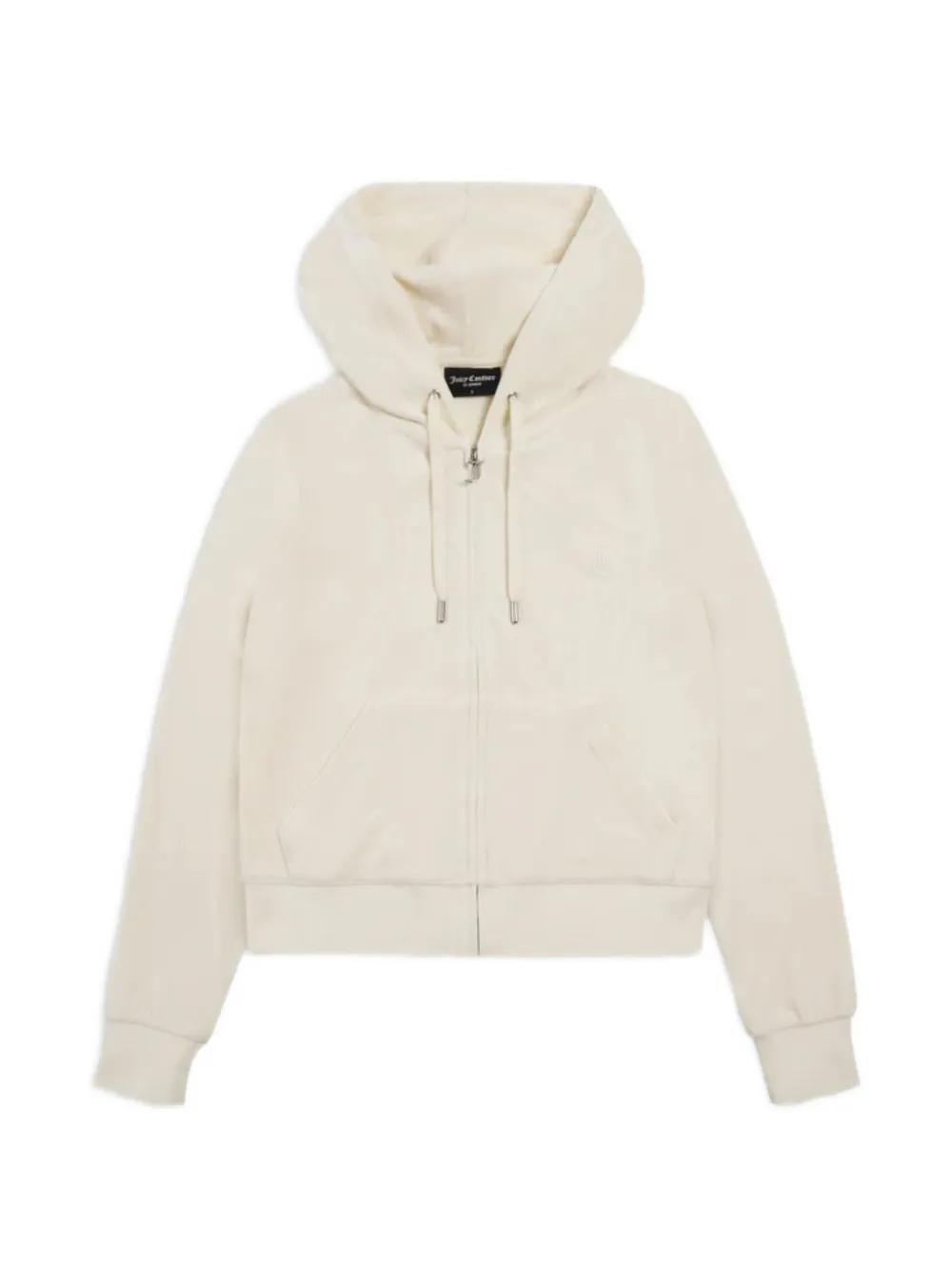 Juicy Couture Felpa Robertson in velluto con cappuccio - Toni neutri
