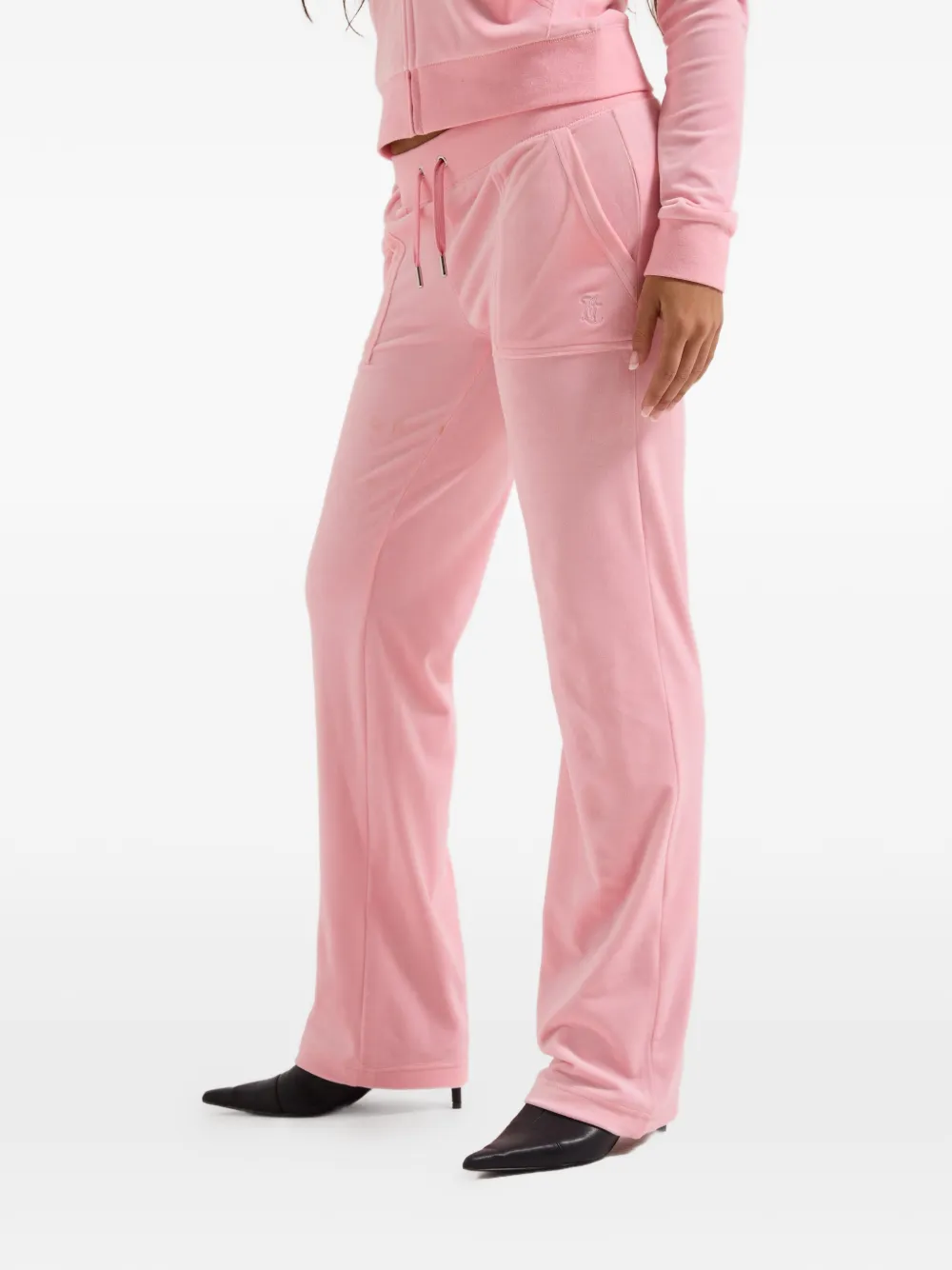 Juicy Couture Del Ray fluwelen trainingsbroek Roze