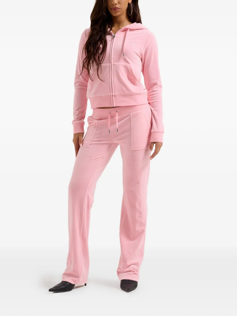 Juicy Couture Del Ray fluwelen trainingsbroek Roze