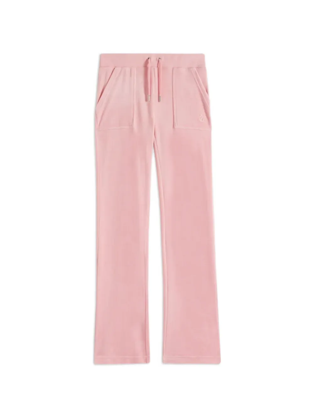 Juicy Couture Del Ray velour track pants - Rosa