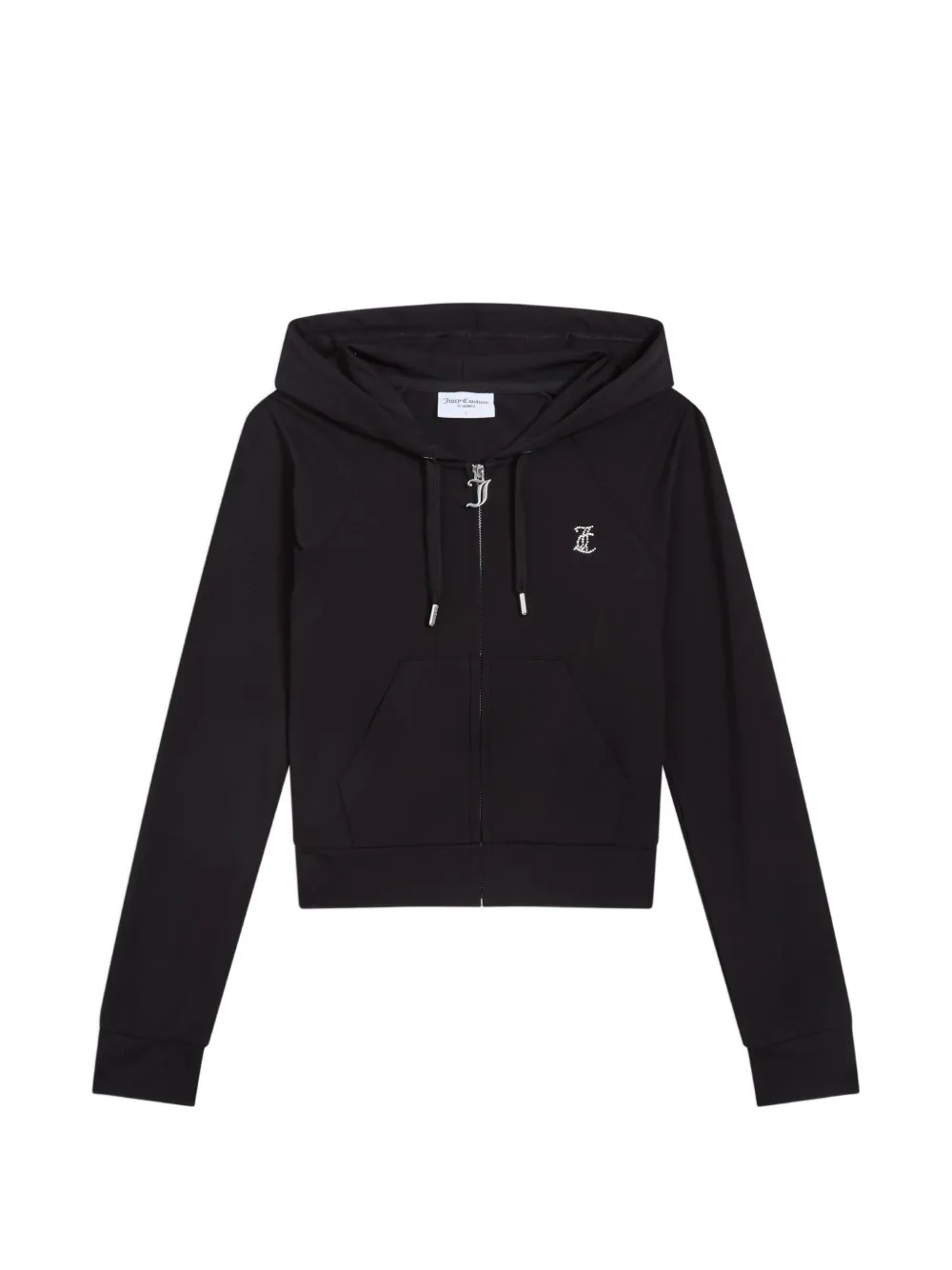Juicy Couture Felpa Diamanté Luxury con cappuccio - Nero
