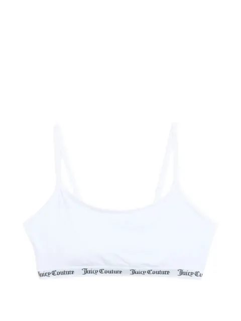 Juicy Couture logo-tape scoop-neck bralette