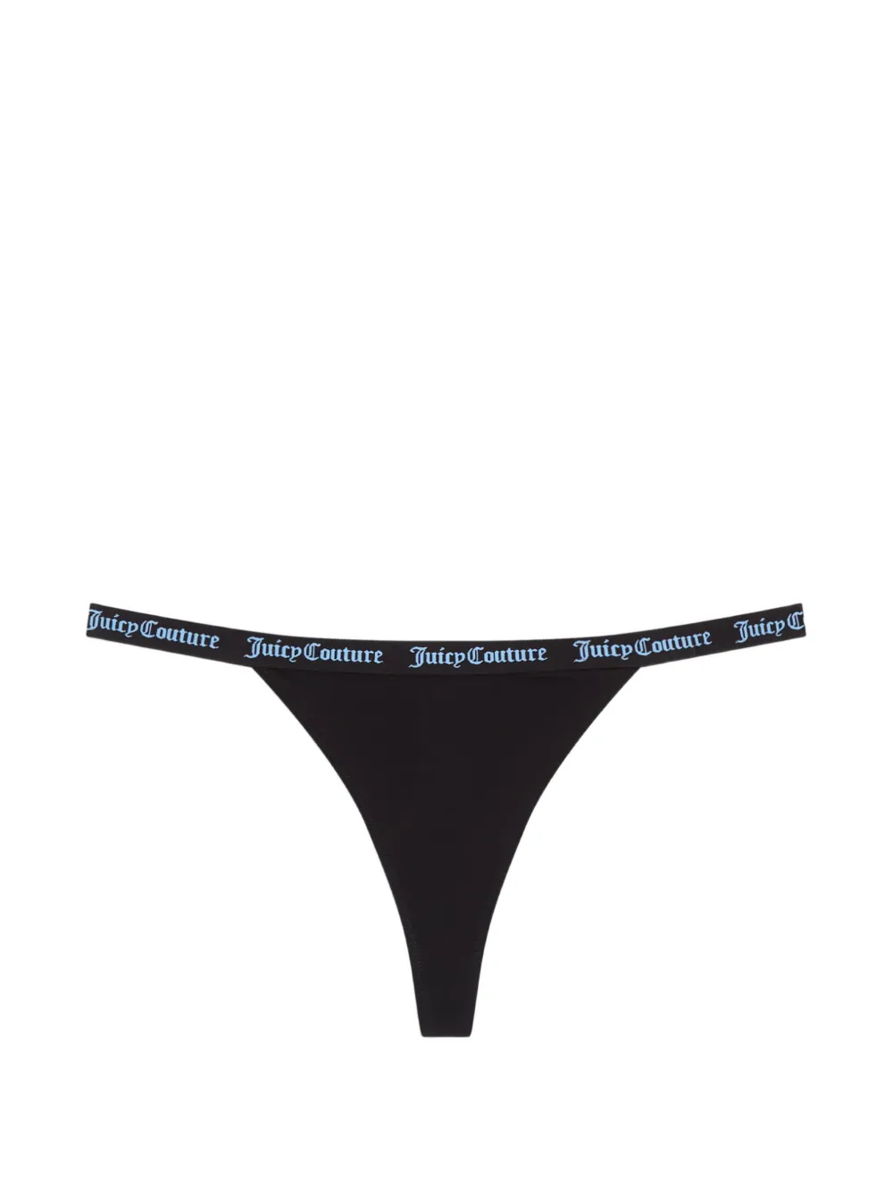 Juicy Couture Perizoma con banda logo - Nero