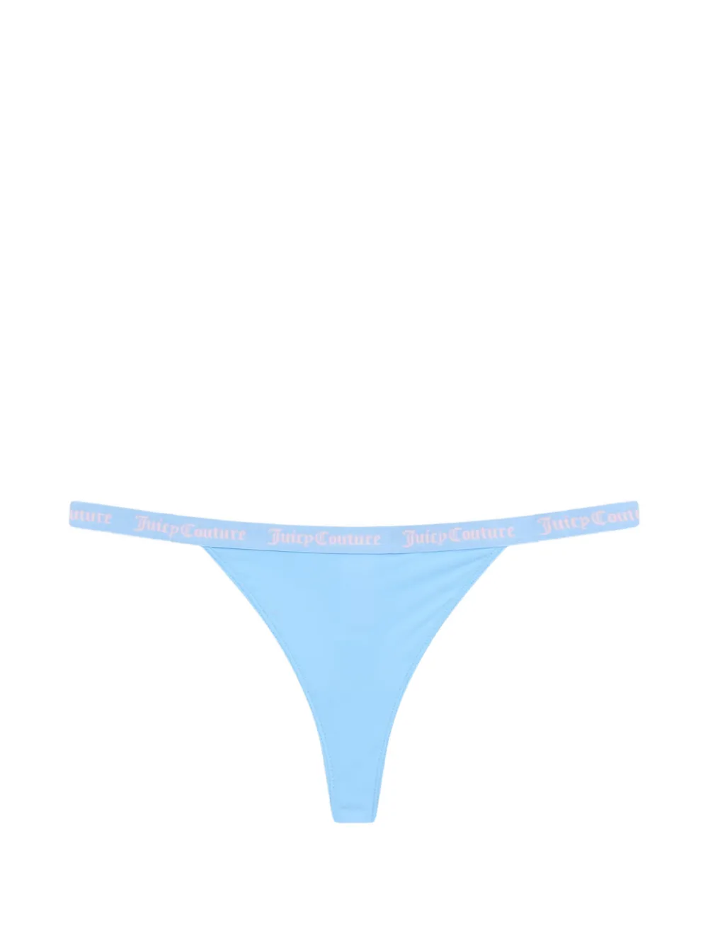 Juicy Couture Perizoma con banda logo - Blu