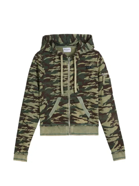 Juicy Couture camo-print zip-up hoodie