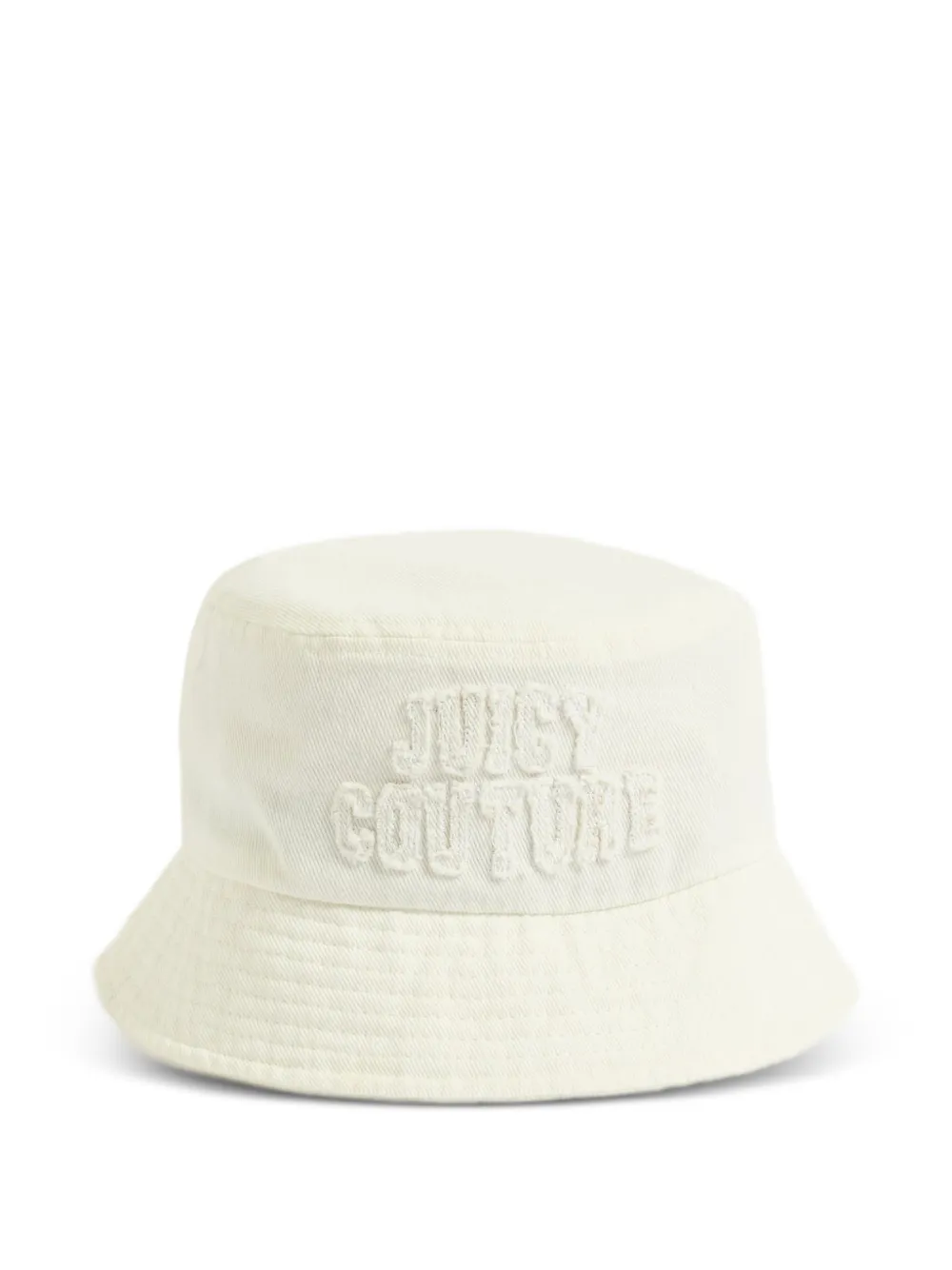 Juicy Couture Cappello bucket con ricamo - Bianco
