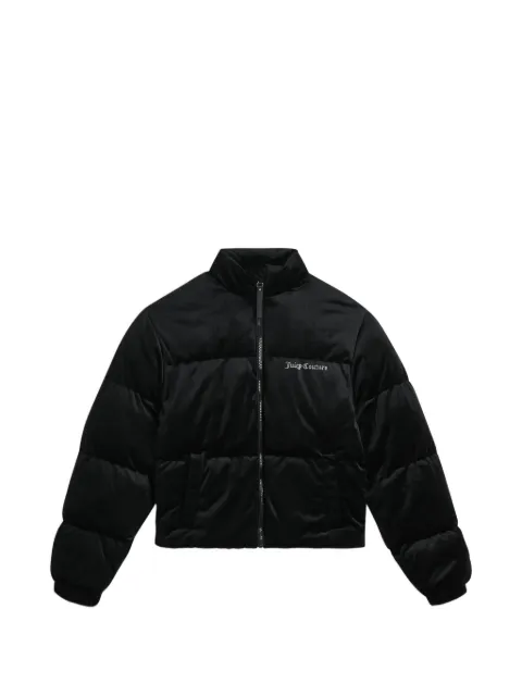 Juicy Couture velour rhinestone-embellished jacket