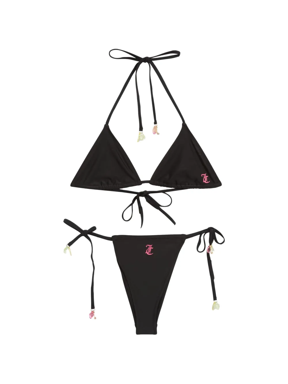 Juicy Couture Bikini con ciondolo - Nero