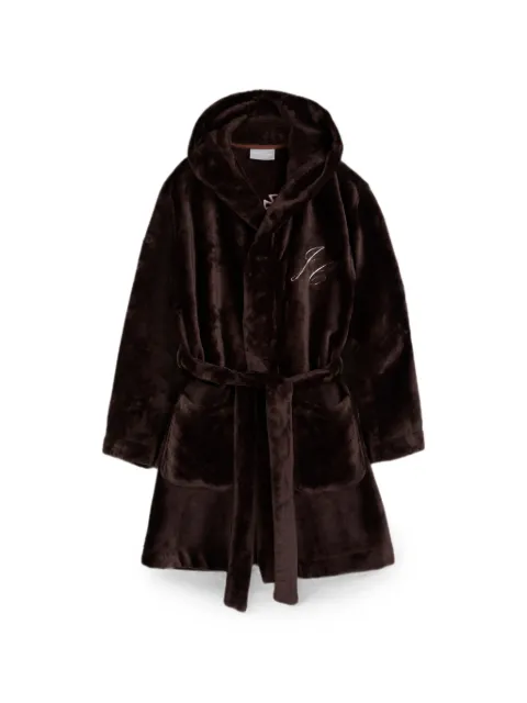 Juicy Couture crown-embroidered dressing gown
