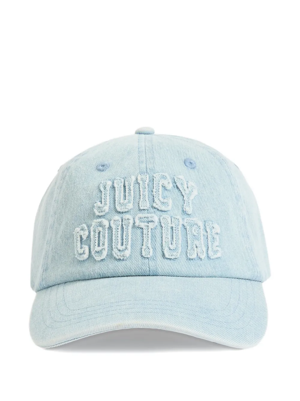 Juicy Couture Cappello da baseball denim con logo - Blu