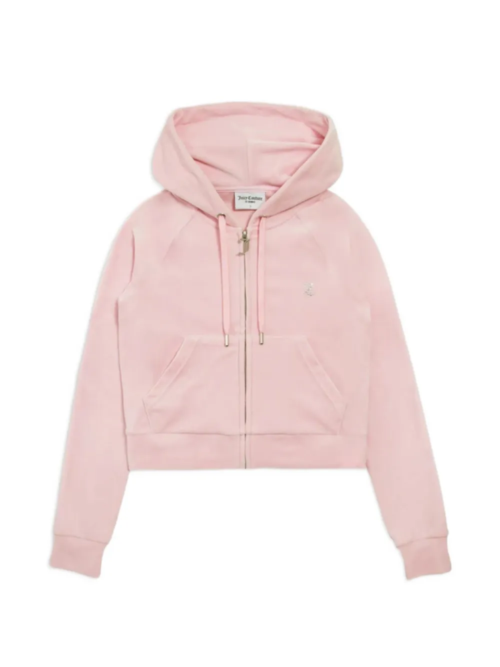 Juicy Couture Felpa Diamanté con cappuccio - Rosa