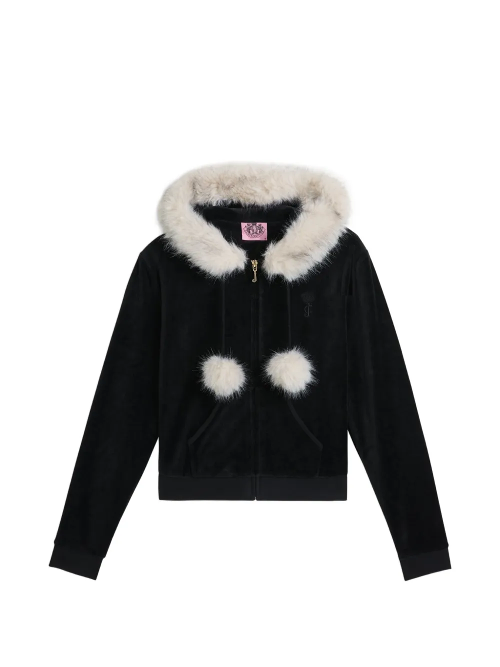 Juicy Couture Felpa con cappuccio - Nero