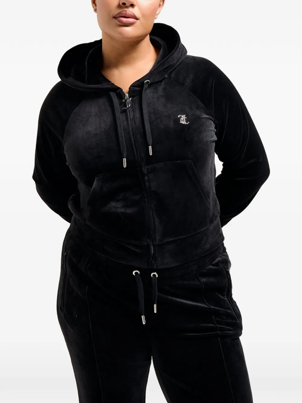 Juicy Couture Felpa con cappuccio - Nero