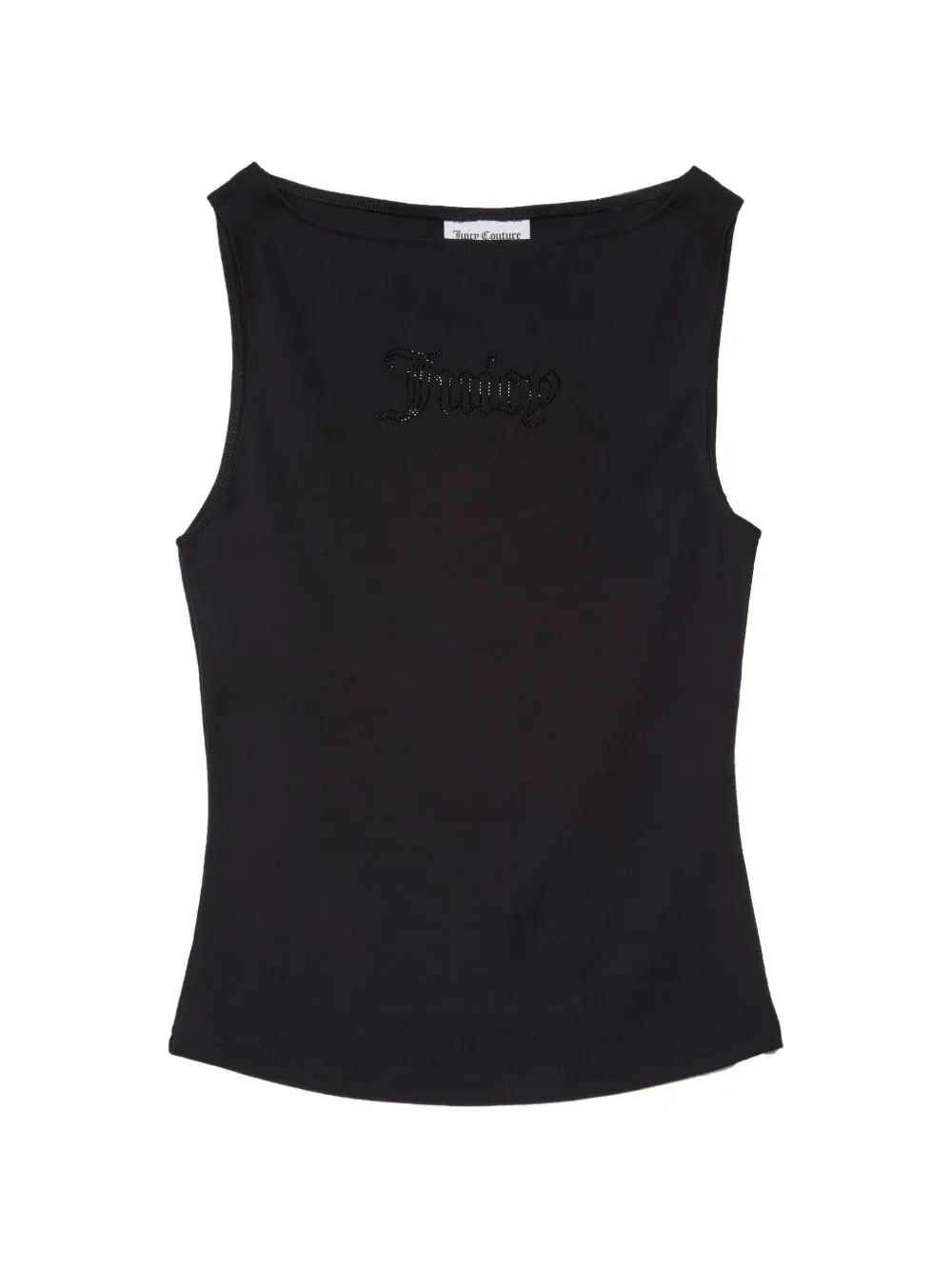 Juicy Couture Oberteil mit Diamanté-Logo - Schwarz