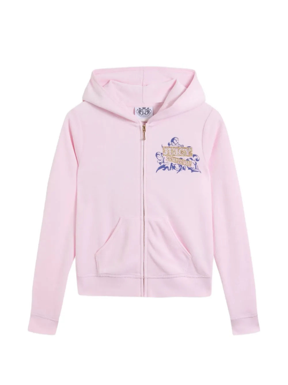 Juicy Couture logo-print hoodie - Rosa
