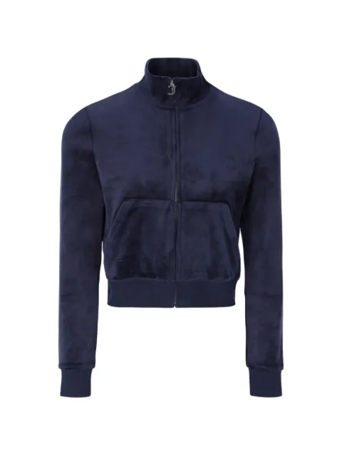 Juicy Couture velour zip-up track top