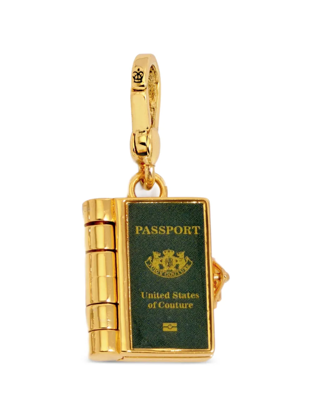 Juicy Couture ciondolo a forma di passaporto - Oro