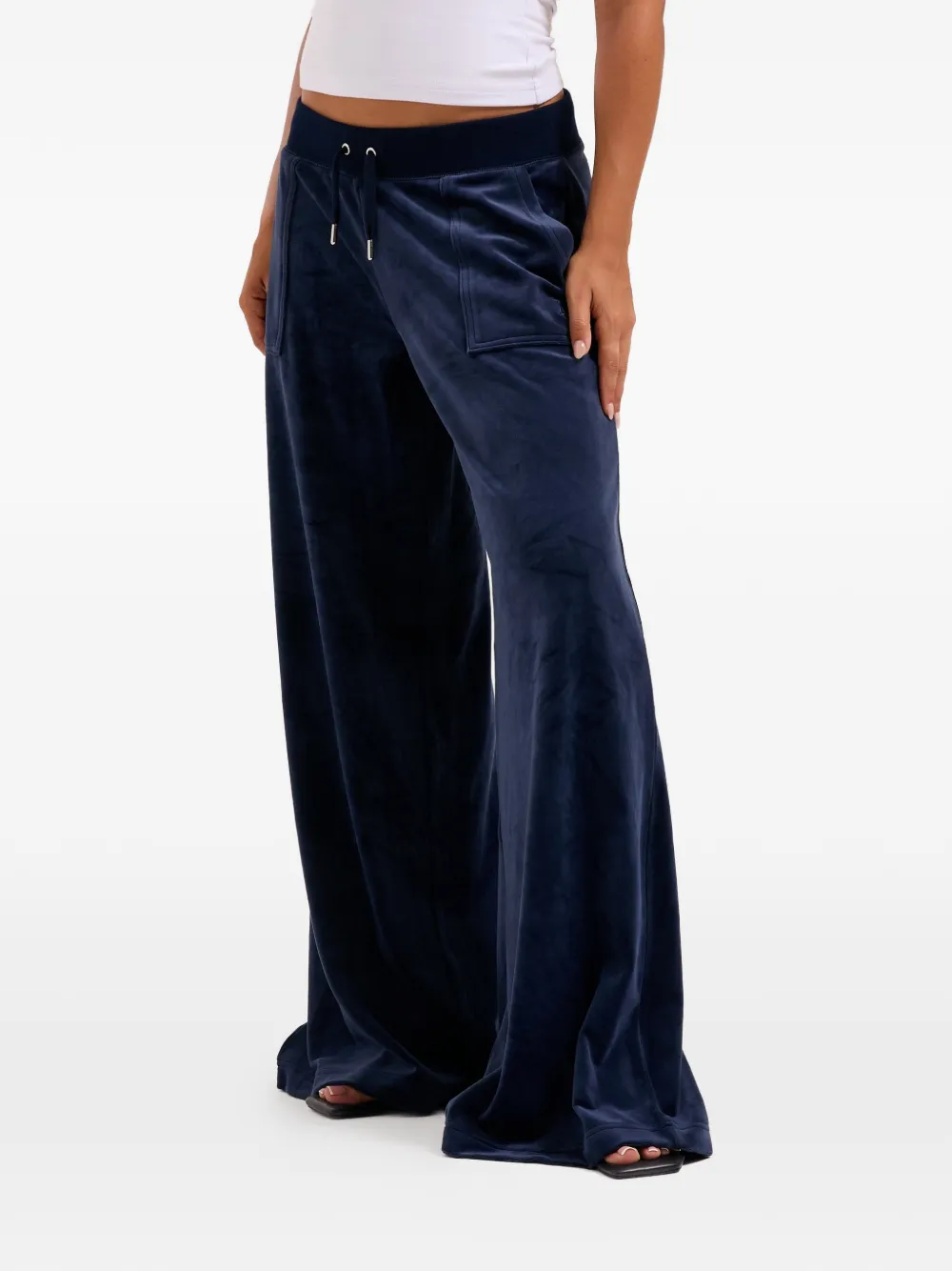 Juicy Couture wide-leg track pants - Blu