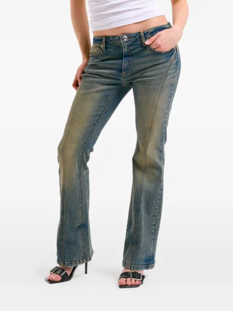 Juicy Couture diamanté-embellished flared jeans