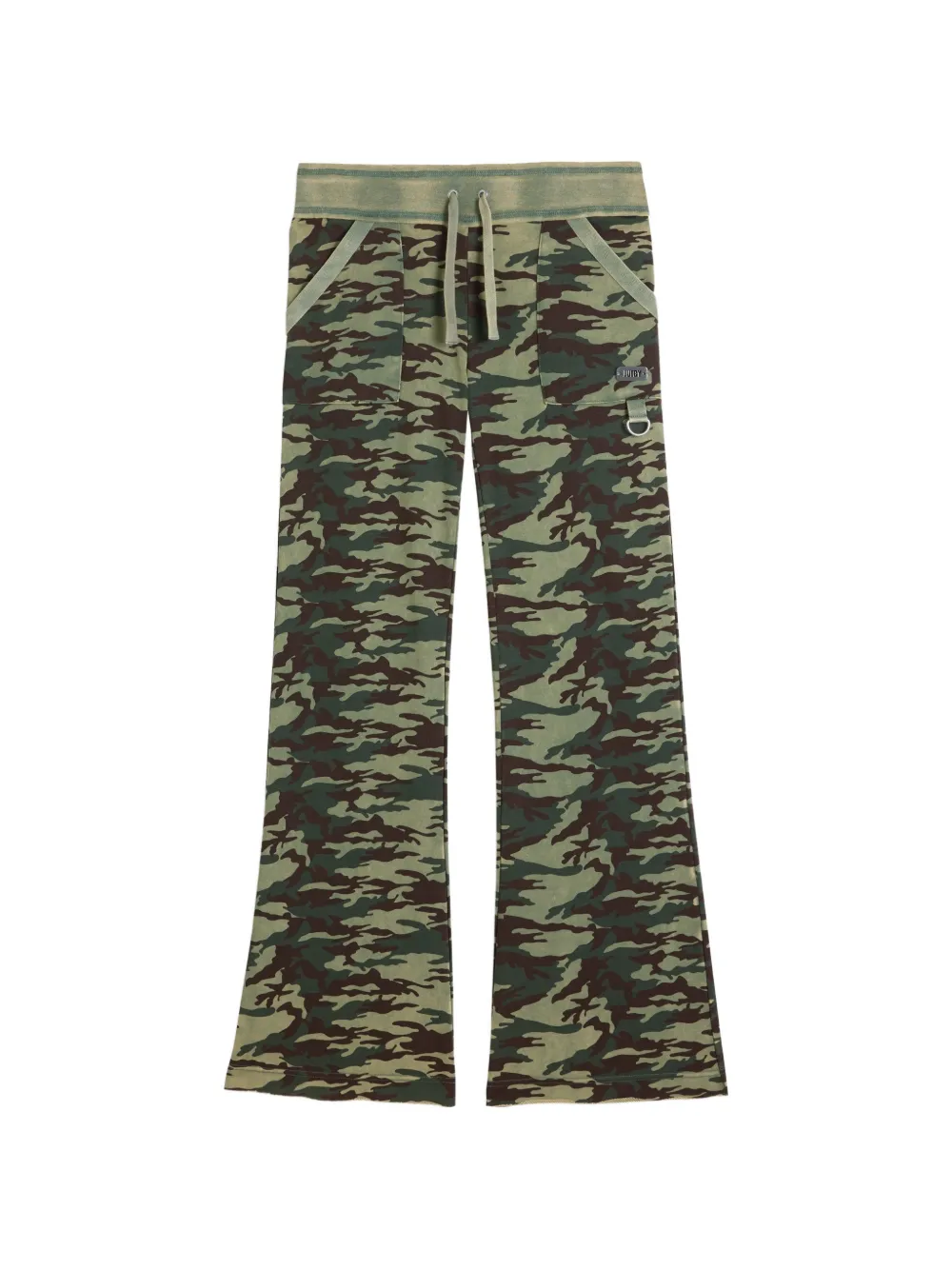Juicy Couture Pantaloni sportivi con stampa camouflage - Verde