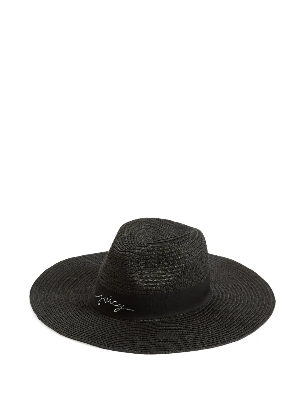 Juicy Couture Cappello a tesa larga con decorazione - Nero