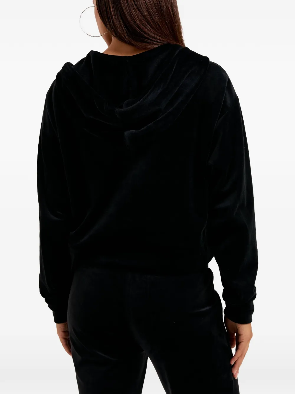 Juicy Couture Verfraaide hoodie Zwart