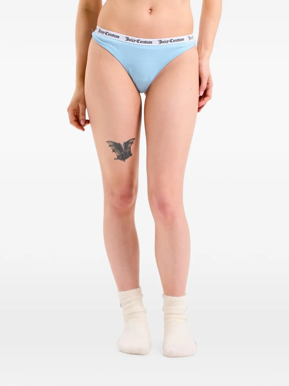 Juicy Couture Perizoma con banda logo - Blu