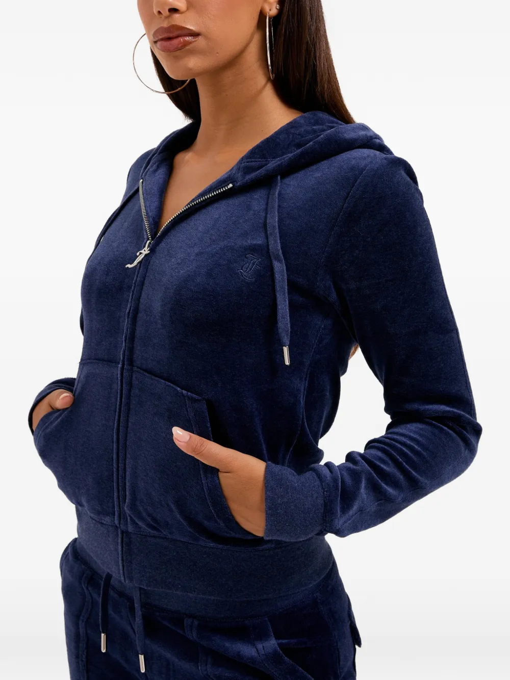 Juicy Couture Felpa Robertson con cappuccio - Blu
