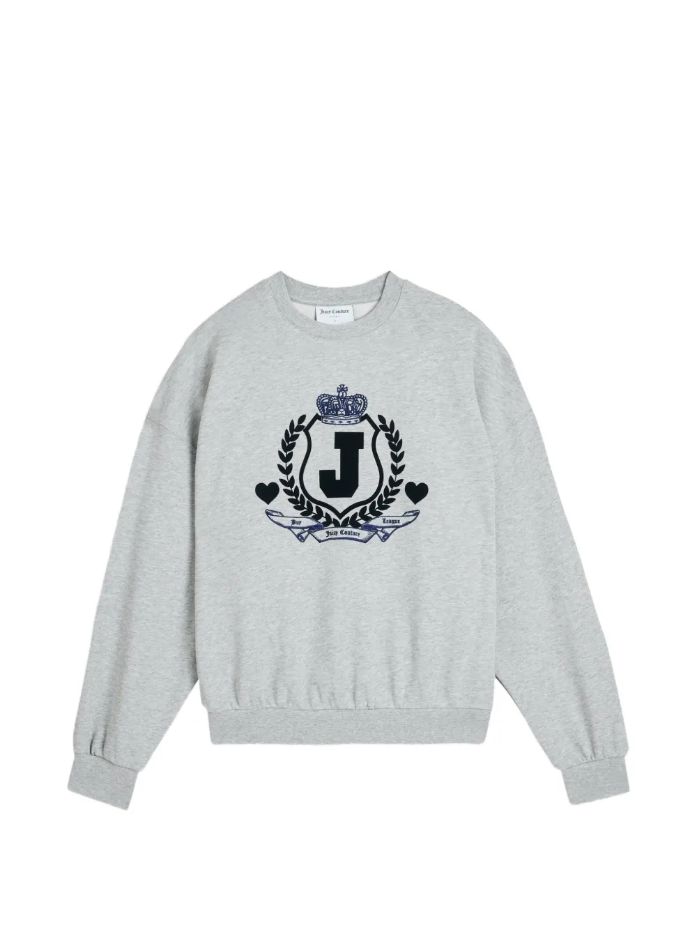 Juicy Couture Felpa con applicazione - Grigio