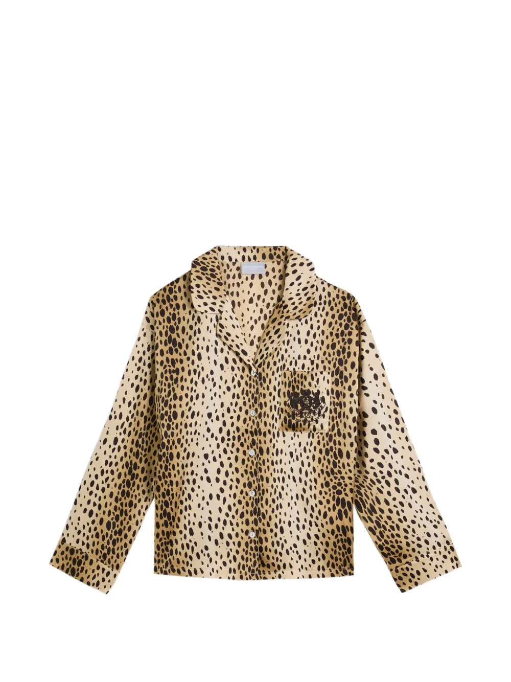 Juicy Couture Pyjama aus Satin mit Gepardenprint - Nude